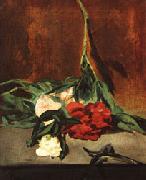 Edouard Manet Peony Stem and Shears oil painting on canvas